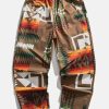 dynamic pattern full print pants   streetwear icon 5215