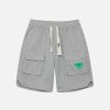 dynamic pocket drawstring shorts   sleek urban comfort 5053