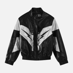 dynamic racing contrast jacket   urban & youthful appeal 2819