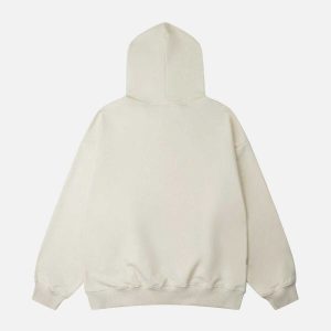 dynamic shadow print hoodie   urban & youthful style 4016