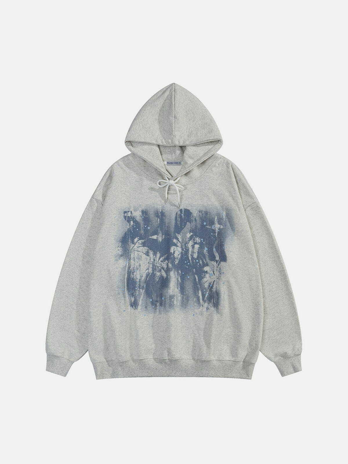 dynamic splash ink hoodie   urban & trendy aesthetic 8763