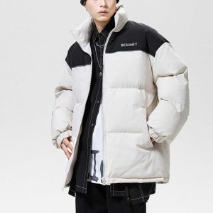 dynamic spliced reflective winter coat urban & bold 4938