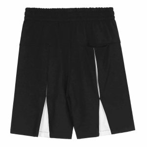dynamic stitching split shorts youthful streetwear appeal 5313