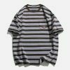 dynamic stripe 3d embroidery tee   youthful urban appeal 3027