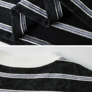 dynamic stripe clash tee   youthful & vibrant streetwear 6704