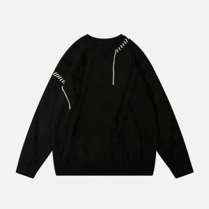 dynamic webbing sweater   youthful & urban appeal 6460