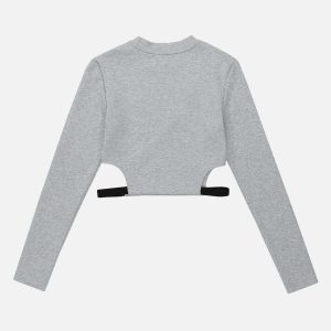 dynamic webbing sweatshirt   urban & youthful design 6569