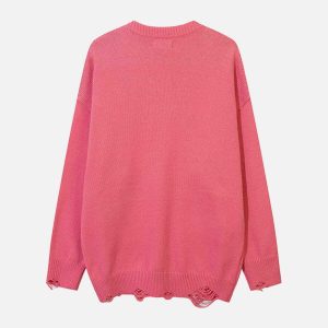 dynamic zipper cross sweater   urban & edgy design 8491