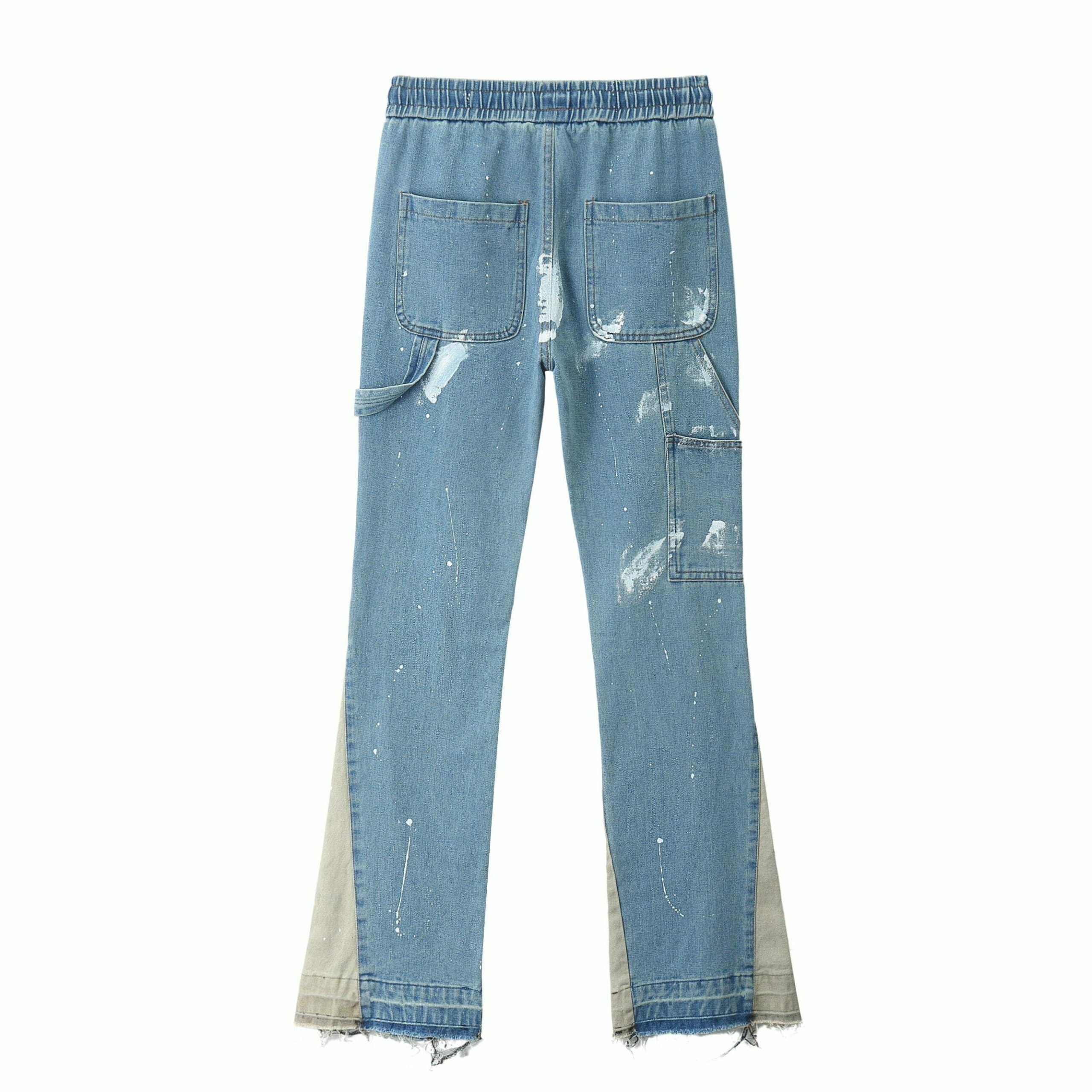 edgy ae 'spray paint' jeans   urban chic & trending style 4767