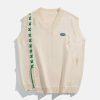 edgy bandage hole vest sweater youthful streetwear icon 2214