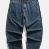 edgy bandana patch jeans iconic streetwear design 7360