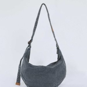 edgy distressed diagonal bag washed urban appeal 4005