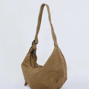 edgy distressed diagonal bag washed urban appeal 7459