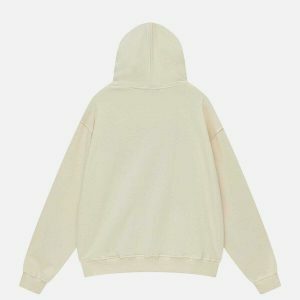 edgy irregular zip hoodie   youthful urban streetwear 8416