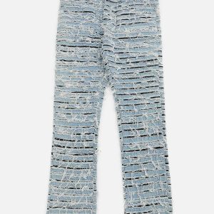 edgy knife wash jeans with a youthful urban twist 6634