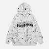 edgy paint splatter hoodie hip hop inspired streetwear 3168