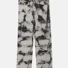 edgy tie dye jeans with frayed panels youthful appeal 4274