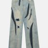edgy waterwashed jeans with holes youthful streetwear appeal 3303