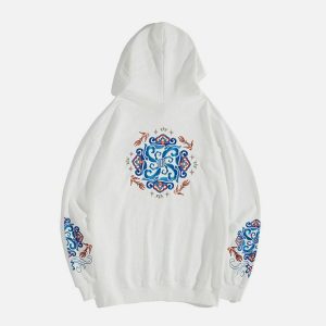 embroidered carp hoodie urban streetwear 4607