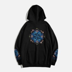 embroidered carp hoodie urban streetwear 6341