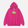 embroidered patch hoodie   chic urban streetwear staple 6078