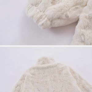 embroidered plush coat chic winter warmth & style 6548