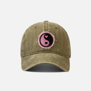 embroidered tai chi cap   iconic & crafted streetwear 2116