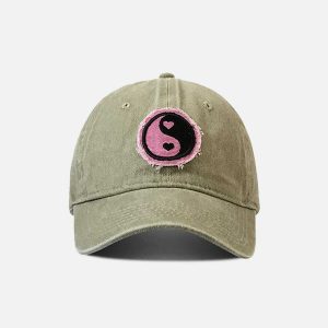embroidered tai chi cap   iconic & crafted streetwear 4672