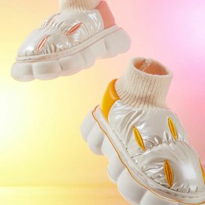 fantastic latex cotton padded shoes sleek design & comfort 4847