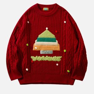festive christmas tree sweater iconic holiday design 1366