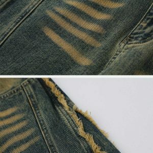 fringe washed jeans edgy & retro denim 7499