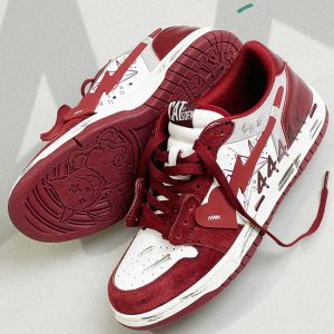 graffiti heart skate shoes distressed & edgy streetwear 4528