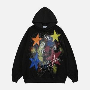 graffiti star hoodie   vibrant & youthful urban style 8100