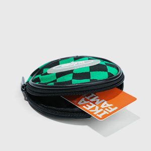 grid pattern headphone bag chic grid headphone bag   sleek & organized carry 3813