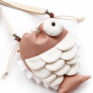 iconic 3d fish scales bag with quirky eyes   urban chic 2215