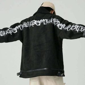 iconic bom black jacket   sleek urban streetwear essential 6767