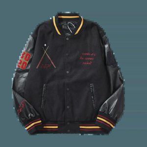 iconic eight number baseball jacket youthful streetwear 4078