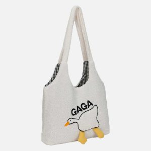 iconic gaga goose embroidered bag   youthful & crafted 2972