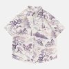 iconic landscape chinese painting shirt youthful design 3760