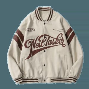 iconic lop baseball jacket youthful & urban style 2927