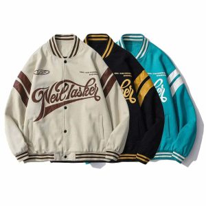 iconic lop baseball jacket youthful & urban style 5471