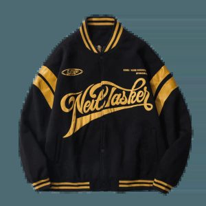 iconic lop baseball jacket youthful & urban style 6019