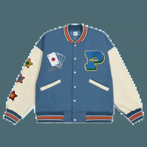 iconic lucky baseball jacket   youthful & urban style 5514