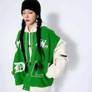 iconic mwdl baseball jacket   youthful & urban style 5558