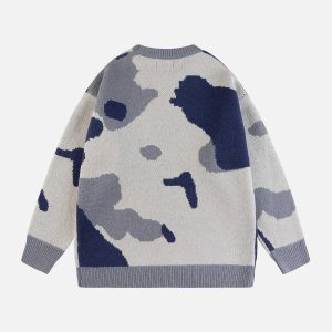 iconic polar bear patchwork sweater   youthful & crafted 4902