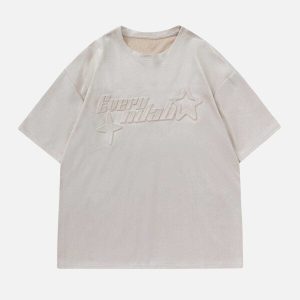 iconic suede star embossed tee youthful streetwear appeal 3732