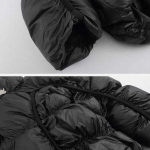 innovative irregular split pleats coat   chic urban appeal 5391