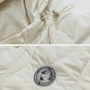 labelled winter coat   chic & warm urban outerwear 3288