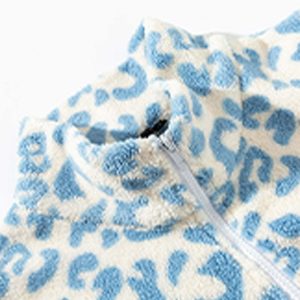 leopard sherpa coat iconic winter pattern & warmth 4694