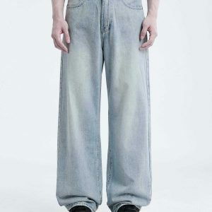 loose fit vintage denim jeans 8037